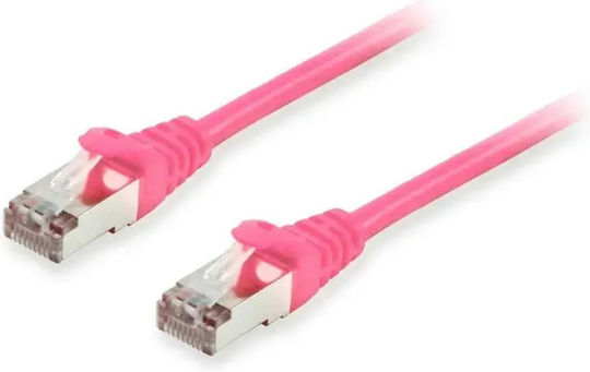 Equip S/FTP Cat.6a (Gigabit) Ethernet Network Cable 30m Pink