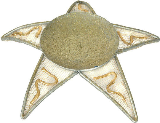 Lianos Коледен Свещник Бял