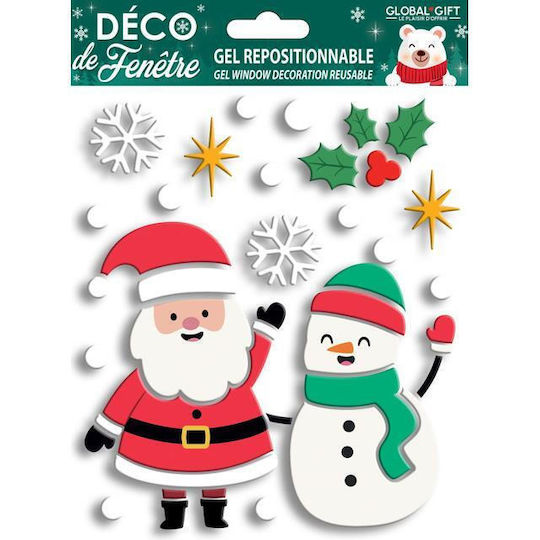 Christmas Gel Stickers 13,5x15cm 310603 Global Gift