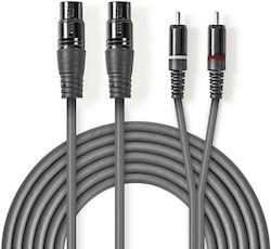 Nedis XLR female - 3m COTH15230GY30
