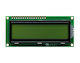 LCD-Zeichendisplay 2x16 Mit Grüner Hintergrundbeleuchtung Gr 80x36mm Reverse Acm1602kr-fl-ybw-ak Reverse Ztl 01.022.0049