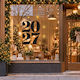 Weihnachtliches Schaufenster Glänzend 2027 100x120cm