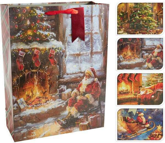 Koopman Christmas Gift Bag 40x12x30cm (Various Colors)