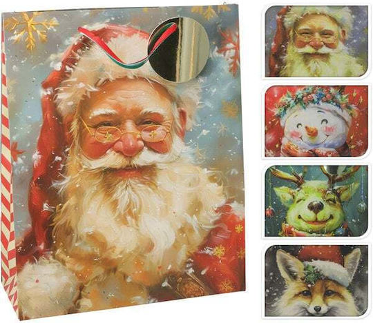 Koopman Paper Christmas Gift Bag 26x10x32cm (Various Colors)