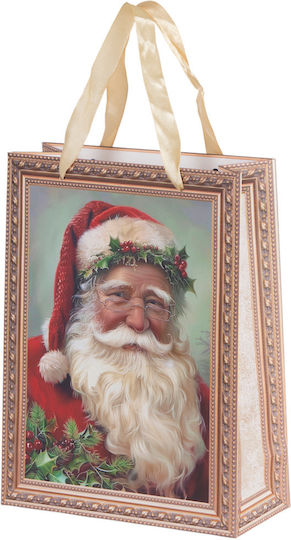 Arpimex Srl Weihnachtliche Geschenktüte Goldfarben 24x8x18 cm