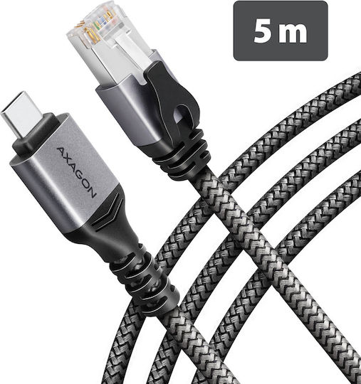 Axagon ADE-CM50 USB-C Netzwerkadapter mit kabelgebundener Ethernet-Verbindung