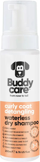 Σαμπουάν Στεγνού Καθαρισμού Σκύλου Buddy Care Curly Coat 3in1 200ml