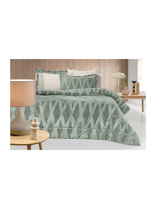 Guy Laroche Sherpa Comforter Set Semi-Double 18...
