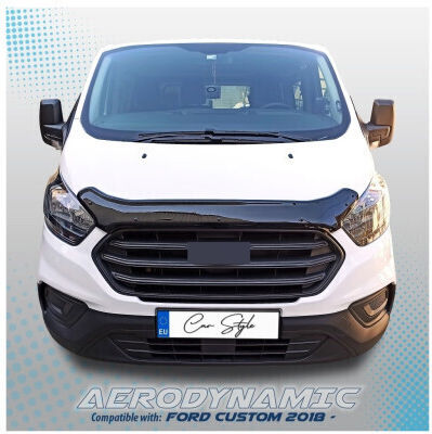 Motorhaubenschutz Kompatibel mit Ford Transit Custom 2018–2023 Smartic Modell Sma-000735