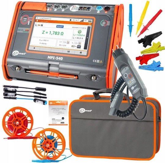 Sonel Promotional Set Multifunctional Electrical Installation Parameter Meter Mpi-540 + Pe6 Program