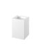 Yamazaki Tower Metal Waste Bin White 14 L 22.4x33.2 cm tall