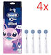 Oral-B Piese de schimb pentru periuță de dinți electrică Toothbrush 4 bucăți