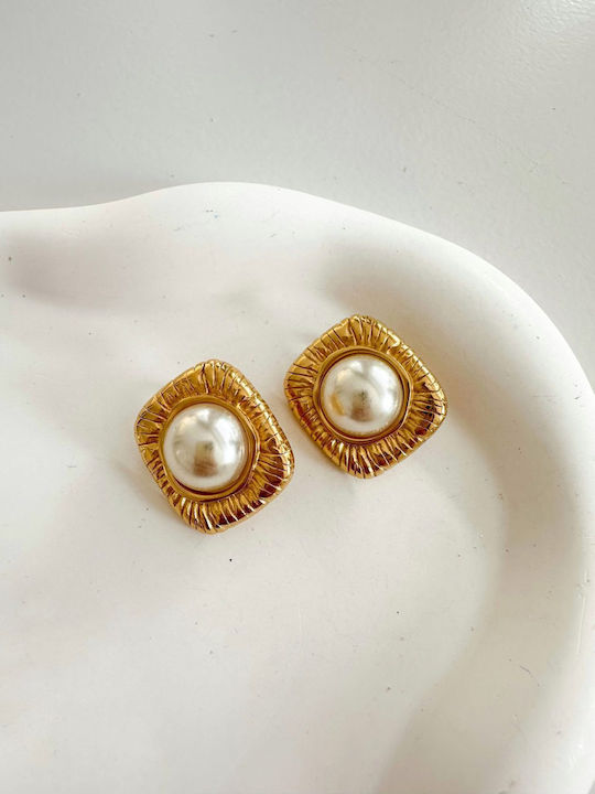 Pillow Pearl Clips Gold