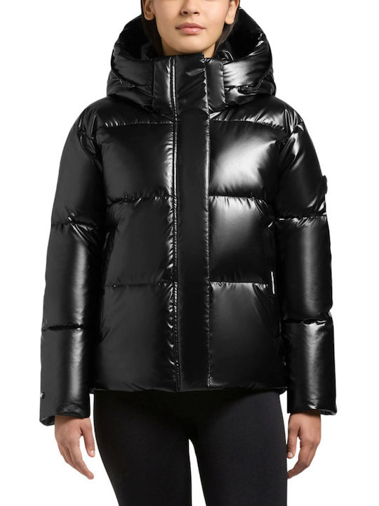 Damen-Winterjacke Schwarz