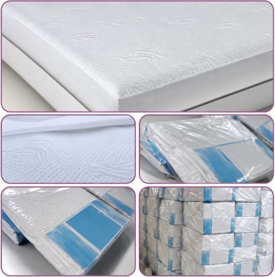 Протектор за матрак King Size Водоустойчив с Пола 180x200+35 см.
