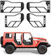 Vevor Jeep Tube Doors 4-Door Compatible with Jeep Wrangler JK Unlimited 2007-2018 Front & Rear Tubular Doors Alloy Steel Storage Bag Rubber Pads Heavy-Duty Hinges Latch O