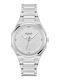 Women's 36mm Battery Watch with Grey Stainless Steel Bracelet