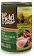 Wet Dog Food in Cans with Chicken, Carrot, Pork and Salmon 400g
