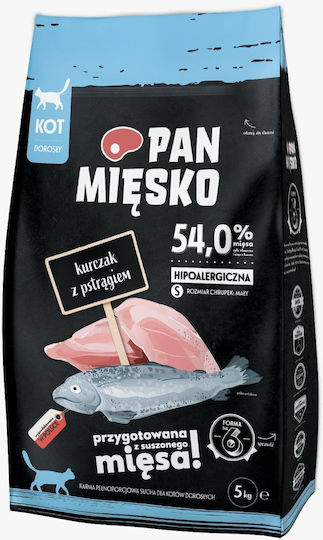 Dry Cat Food with Chicken / Trout 5kg