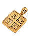Rubini Talisman Constantine Charm in 9K Gold