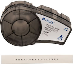 Schrumpfschlauch für Etikettendrucker Schwarz Weiß Kabel Ø 2,39–5,46 mm
