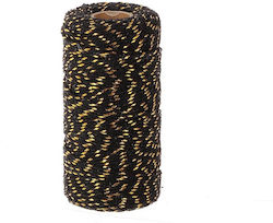 Black-Gold Cord 100m