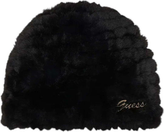 Women's Knitted Beanie in Black