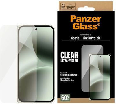 PanzerGlass Прозрачен Протектор от Закалено Стъкло за Екрана на Google Pixel 11 Pro Fold