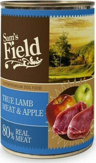 Wet Dog Food in Can with Lamb, Pork and Salmon 400g