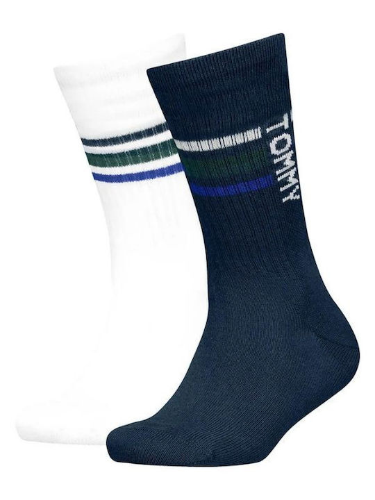 Tommy Hilfiger Детски Спортни Чорапи Tommy White 2 Чифта