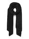 Women's Knitted Scarf Neck Warmer Black