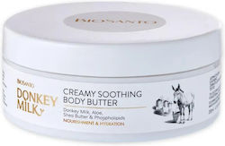 Biosanto Donkey Moisturizing Body Butter with Shea Butter for Dry Skin 200ml