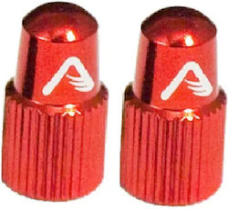 Anima Presta Valve Caps 2 pcs Red
