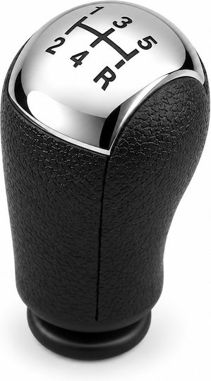 Leather Luxe 5-Speed Chrome Shift Knob Ford Fiesta Mk5 Mondeo Mk2 C-Max Mk1 Transit Connect Mk1 Zgear-ford-50