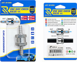 Rchang Kraftstoff-Rückschlagventil 8 mm aus Aluminium W15899 8 mm Aluminium-Kraftstoff-Rückschlagventil Tf255664