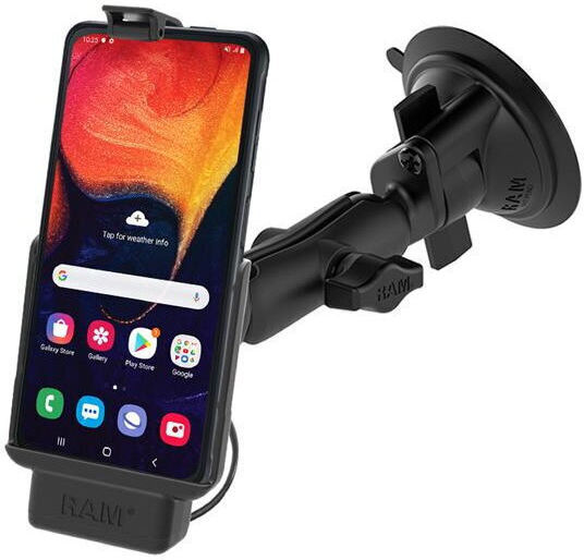 Ram Mounts Ram Ez-roll'r Motorized Suction Cup Mount Samsung Xcover Pro