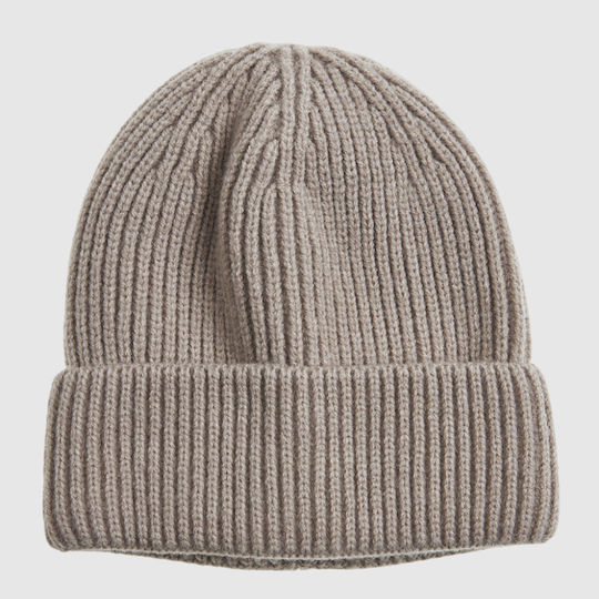 Beanie Damen Strickmütze in Beige