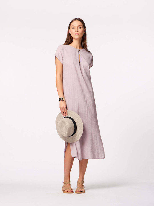 Achilleas Accessories Maya Women's Long Grey Beach Caftan