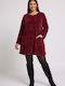 Burgundy Mini Dress