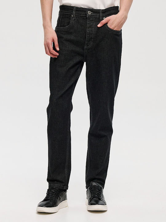 Men's Black Denim Pants