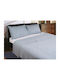 Flamingo Rainbow Single Bed Sheet Set 170x260cm Blue-Ice Grey (3 pcs)