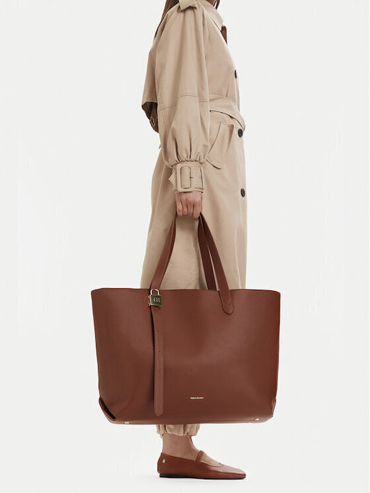 Gino Rossi Damen-Shopper-Tasche Brown