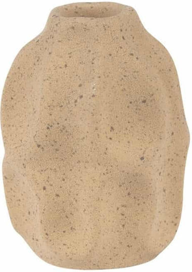 Estia Ceramic Ecru Vase 7.5x7.5xH10cm