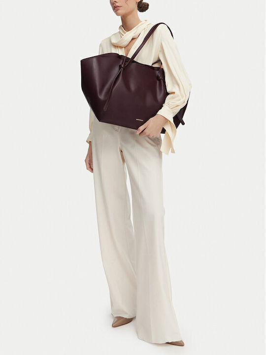 Gino Rossi Women's Shopper Bag Burgundy
