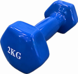 MDS Hanteln Sechseck Vinyl 1 x 2kg