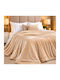 Decotelia Double Blanket 220x240 cm Beige