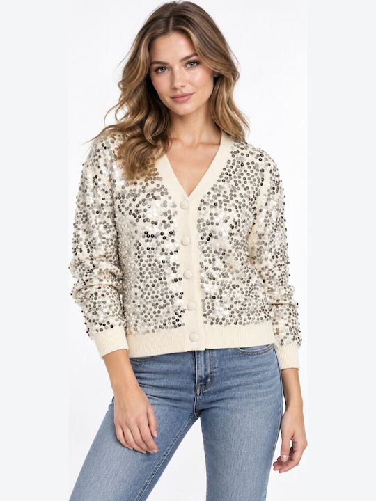 Cavalieri Kurze Damenstrickjacke aus Strick mit...