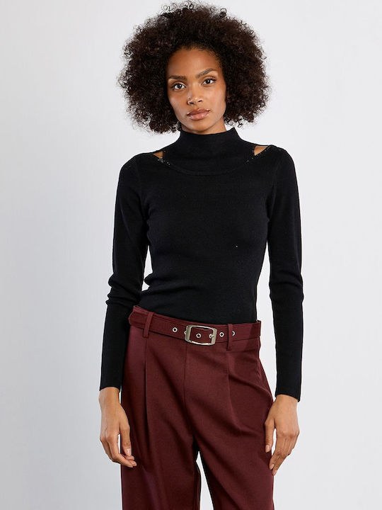 Women's Long Sleeve Top Black