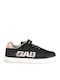 Kids Sneakers with Hoop & Loop Closure Black