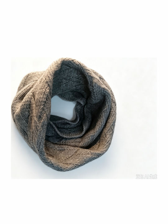 Women's Knitted Neck Warmer Scarf Grey